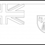 Turks and Caicos Islands Flag Colouring Page